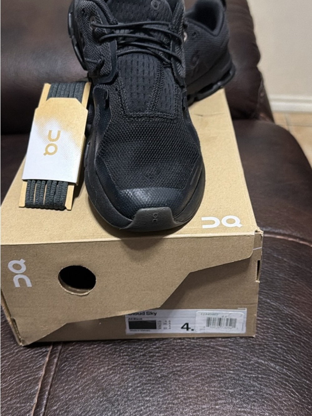 ON Kids Cloud Sneaker - Black